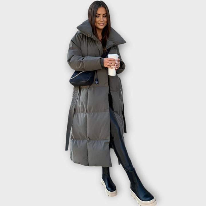 Tina® | CAPPOTTO INVERNALE LUNGO CON CINTURA