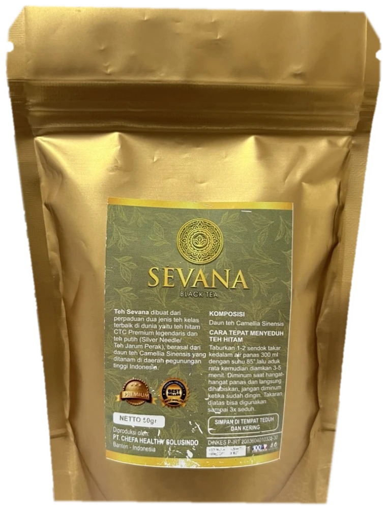 Pouch Sevana Black Tea 50 gram